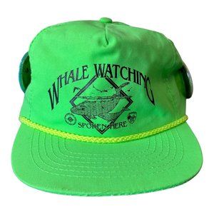 VTG Otto Green Oregon State Parks Whale Watching Spoken Here Adjustable Hat